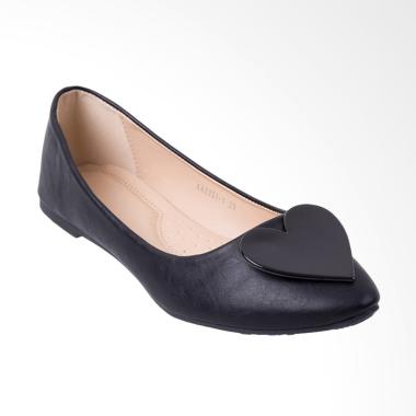 Minarno Jasmine Flats Women Shoes - Black