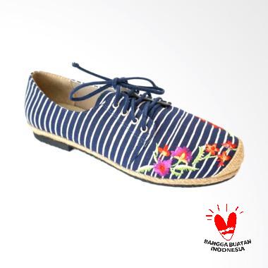 d.a.t DAT Myra Bordir Sepatu Sneaker Wanita - Navy