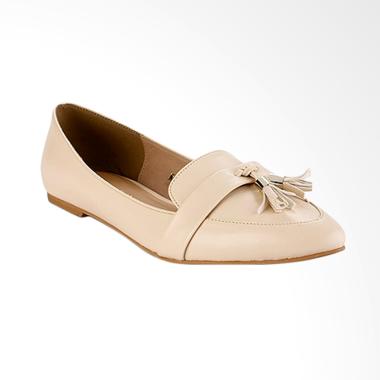 NICHOLAS EDISON Sabina Sepatu Flat Wanita - Cream