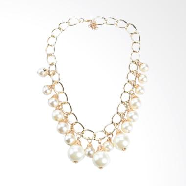 VA N0134 Bucheon Necklace Kalung Wanita - Gold VA N0134 Bucheon Necklace Kalung Wanita - Gold