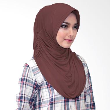 Milyarda Hijab Rumina Jilbab Instan - Coklat