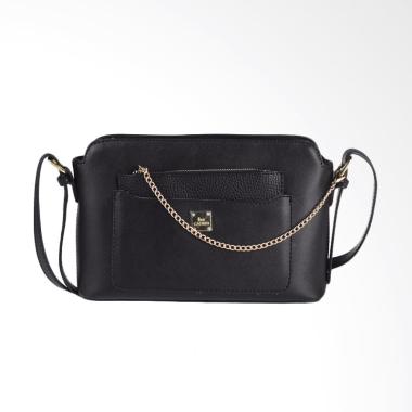 Les Catino Delmora Crossbody Tas Selempang Wanita - Black