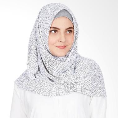 LAMAK Clara Shawl Jilbab Instant - Putih
