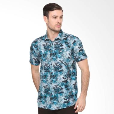 RBJ Kemeja Batik Regular Fit 603890384 Biru