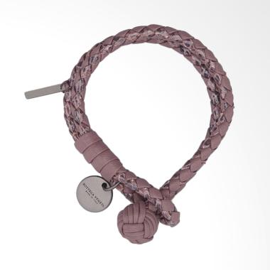Bottega Veneta Double Row Wrap Bracelet Gelang Kulit