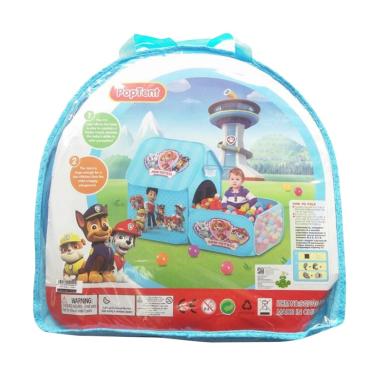 MOMO Pop House Paw Patrol Tenda Rumah Anak with Kolam Mandi Bola - Biru