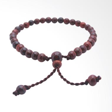 Noinbrand Gelang Tasbih Galih Asem Asli Kayu Langka [3 mm/ GGA-3MM]