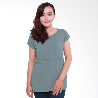 Baju Island Basic Sharon Baju Menyusui - Grey