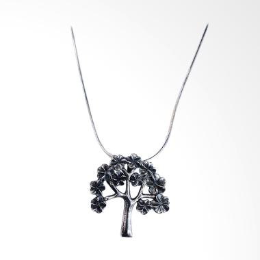 Budiana Silver Motif Pohon Kalung dan Liontin - Perak