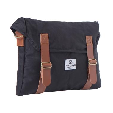 Woodbags Singaporean Bag Tas Pria - Black Coal