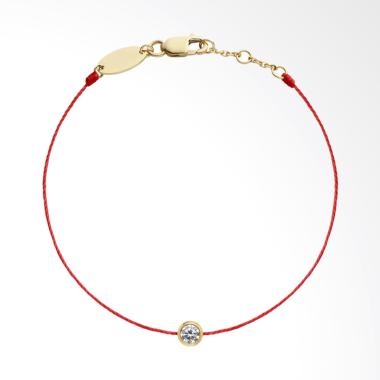 Tiaria Precious Baby Bracelet Perhiasan Gelang Emas - Red String Gold