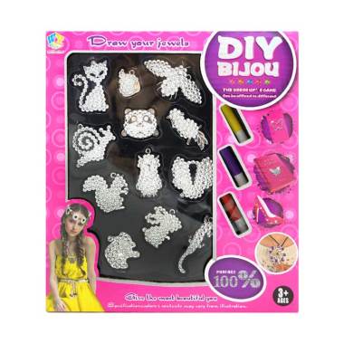 TSH DIY Bijou Fun Fashion Dress Up Kreatif Mainan Edukasi