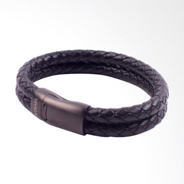 STRAPS Kulit Gelang BLMAB-BLK-BLK-L