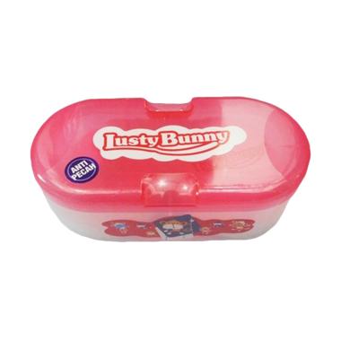 LustyBunny Double Tempat Bedak Bayi - Pink