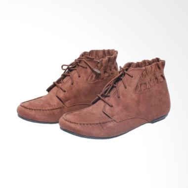 Recommended 049RCM Sepatu Boots Wanita - Coklat
