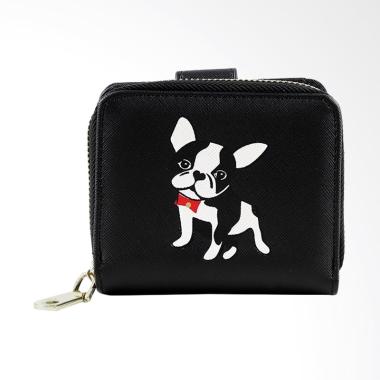 Paroparoshop Blapuppies Wallet Dompet Wanita - Black