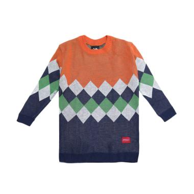 Jumma Kids Baldwin Sweater Anak Laki-Laki - Blue Orange