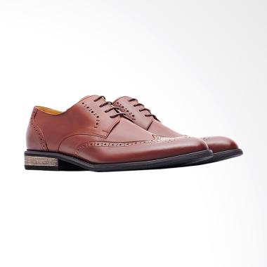 Life8 Formal Leather Shoes - Brown [09762]