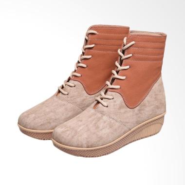 Syaqinah 039 Sepatu Boots Wanita - Cokelat
