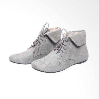 Recommended 048RCM Sepatu Boots Wanita - Abu Recommended 048RCM Sepatu Boots Wanita - Abu