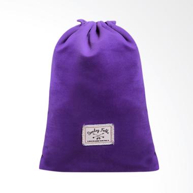 Exsport Drawstring Land Mark Backpack Wanita - Purple Exsport Drawstring Land Mark Backpack Wanita - Purple