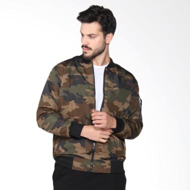 Papercut Men Camo Bomber Jacket - Cameo