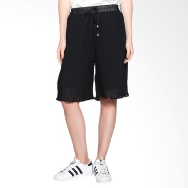 Onnea Pleated Pants Celana Wanita - Black