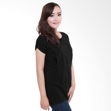 Baju Island Shanon Basic Baju Menyusui - Black