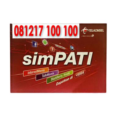 Telkomsel Simpati Nomor Cantik 081217 100 100 Kartu Perdana