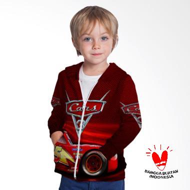 Fika Tema CARS 3 3D Full Print Sublimation Model Zipper Art 5 Jaket Hoodie Sweater Anak Unisex