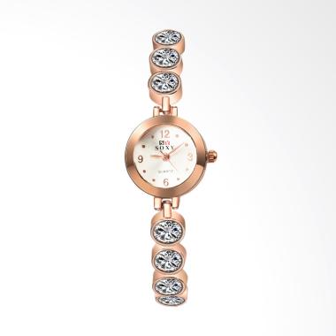 SOXY SOXY0099 Top Brand Diamond Fashion Bracelets Ladies Watches Jam Tangan Wanita - Gold
