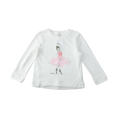 Branded Outlet BO 995 Oshkosh Sweater Ballerina Atasan Anak Perempuan - White