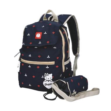 Catenzo Junior Ransel Punggung Tas Sekolah Anak Perempuan - Hitam