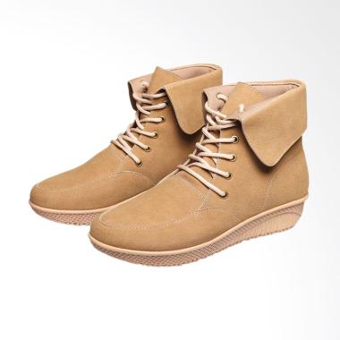 Syaqinah 037 Sepatu Boots Wanita - Cokelat