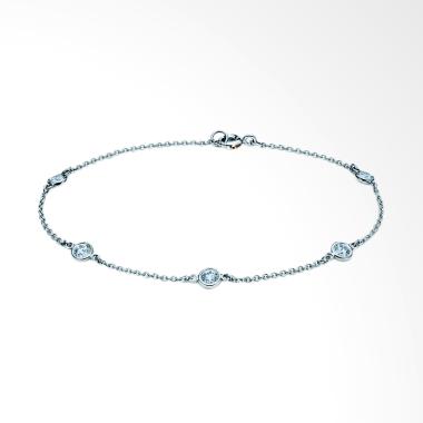 Lavish BR17104 Gelang Berlian Emas Putih [18K]