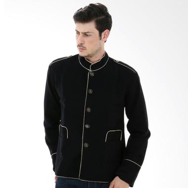 Alphawear Korean Style Jacket Pria - Black