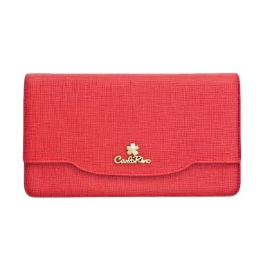 Carlo Rino Pink Long 2 Fold Wallet