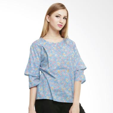 Baju Island Rara Baju Menyusui - Sky Blue