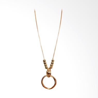 Shvana Panjang Regina Kalung Wanita - Emas