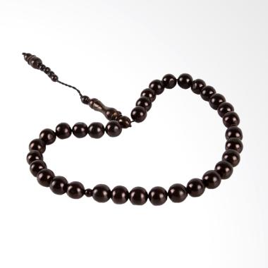 Kayu Kokka 33 Butir Tasbih Gelang Wanita - Hitam