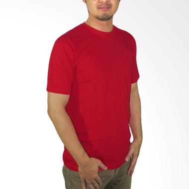 Nazoela Clothing Baju Kaos Polos - Red