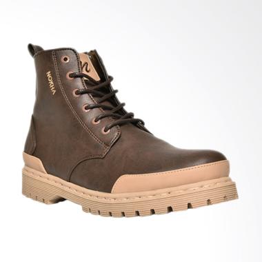 NOKHA Xander Sepatu Boots Wanita - Coffee