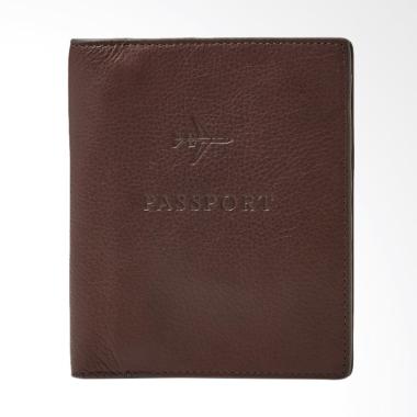 Fossil Gift Leather - Passport Case - Dark Brown - MLG0358-201