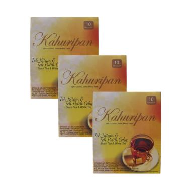 Kahuripan Teh Hitam dan Teh Putih Celup Premium [3 pcs]