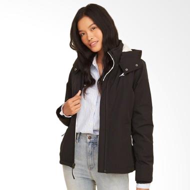 Hollister Fleece Jacket Wanita - Black