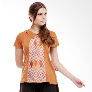 Baju Island Naya Baju Menyusui - Teracota