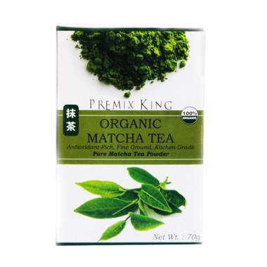 Premix King Organik Matcha Powder Organic Teh Jepang Bubuk Teh Hijau [70 g]