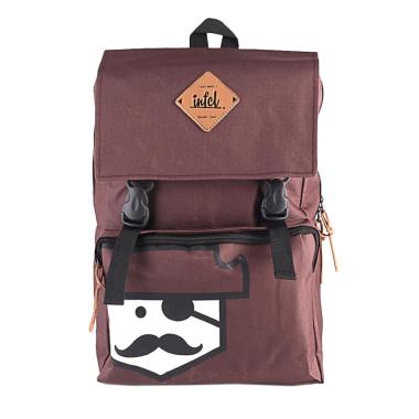 Inficlo Bag Backpack Laptop Tas Punggung - Coklat