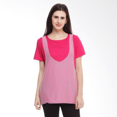 Baju Island Nancy Nursingwear Baju Menyusui - Fuschia