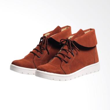 Syaqinah 042 Sepatu Boots Wanita - Coklat Syaqinah 042 Sepatu Boots Wanita - Coklat